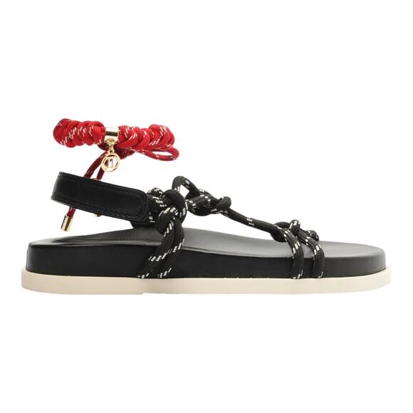 Arezzo Women's Miranda Flatform Sandals Black Size 9 M - Picture 2 of 4